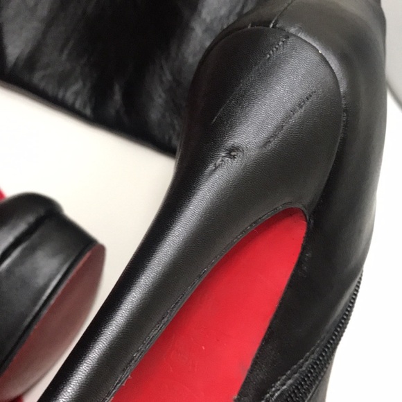 Louboutin Stiletto Boots Size 10 Euro 40 - Picture 13 of 17